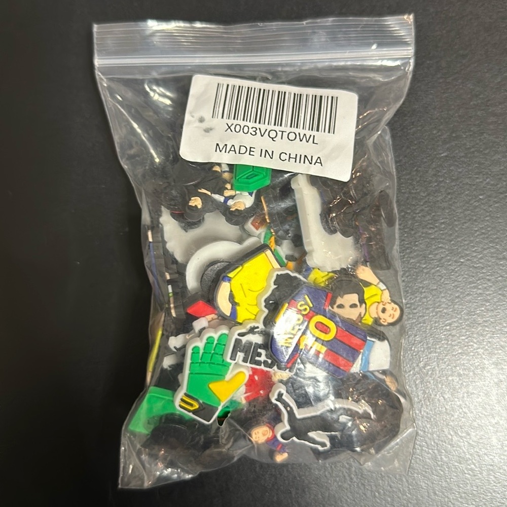 50Pcs Sports Ball Crocs Charms